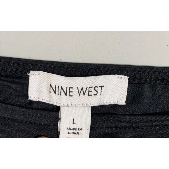 Nine West Womens Black Sleeveless Top Size L - Picture 8 of 14